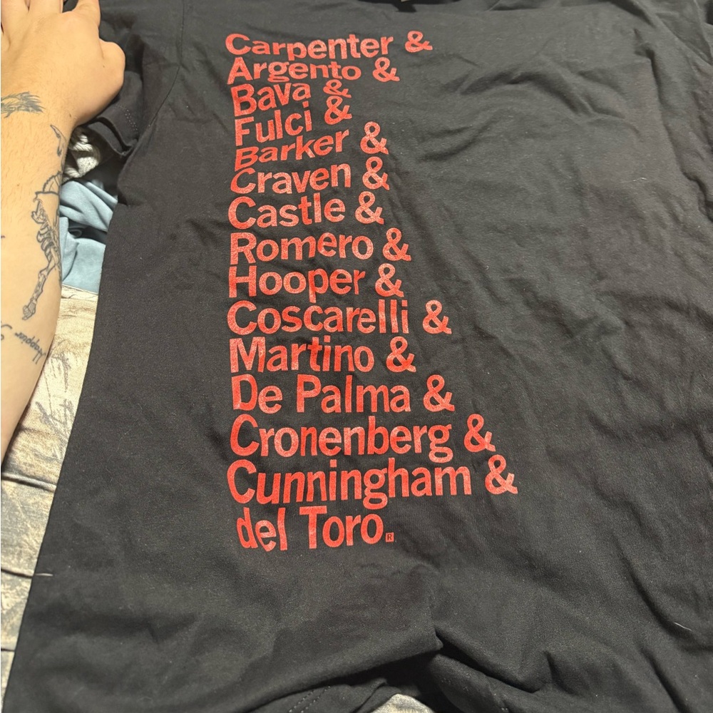 Black and Red Graphic Men's Shirt